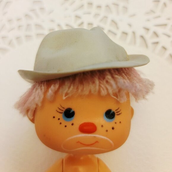 Vintage Picka Berry Circus Clown Doll 1982. Raspberry Herbert, Made in Hong Kong - Picture 5 of 5